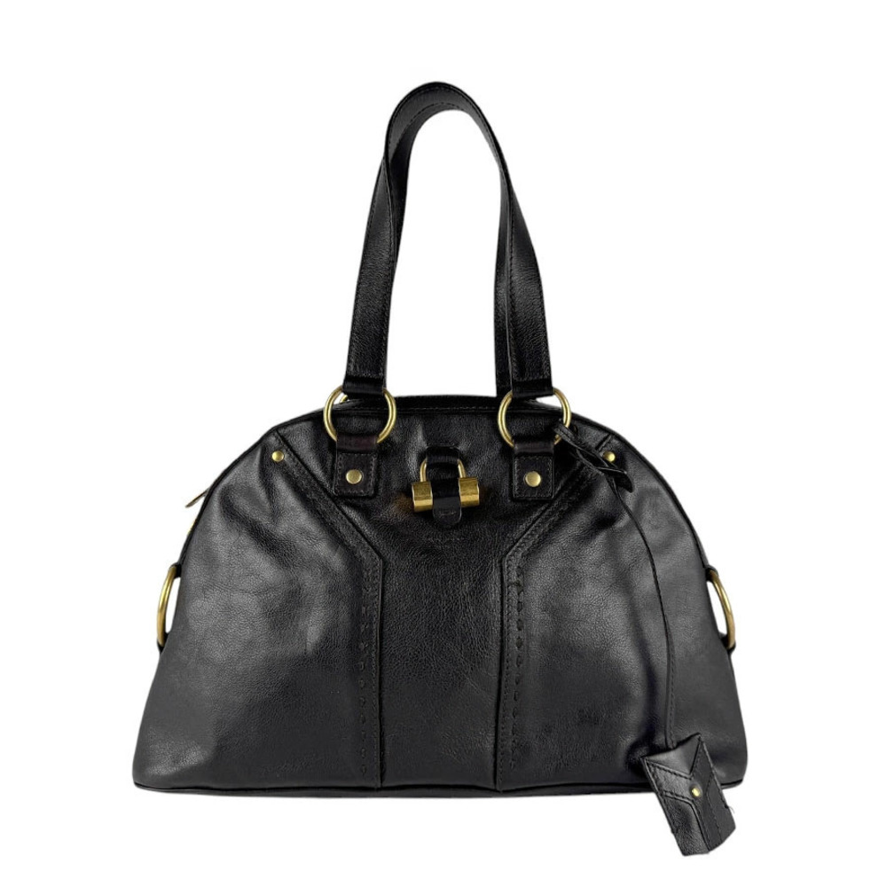 Saint Laurent Easy Leather 2Way Shoulder Bag Brown